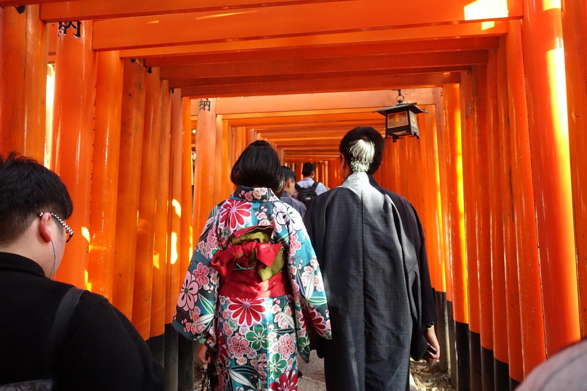 Visiting Fushimi Inari Shrine at Night & Cherry Blossoms at Daikakuji